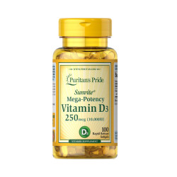 Puritan`s Pride Vitamina D3 10000IU - 100 caps.