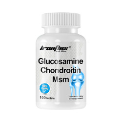 IronFlex Glucosamine Chondroitin MSM - 100 tabs.