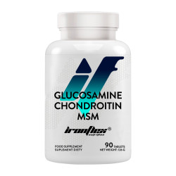 Glukozamina Chondroityna IronFlex Glucosamine Chondroitin MSM - 90 tabletek