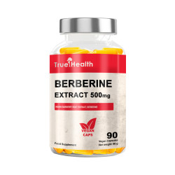 Berberyna True Health Berberine Extract 500 mg- 90 kapsułek VEGE