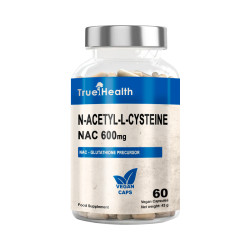 N-acetyl-L-cysteina True Health NAC 600 mg - 60 kapsułek VEGE