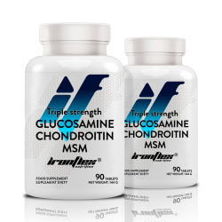 Glukozamina Chondroityna IronFlex Glucosamine MSM Chondroitin Triple - 180 tabletek