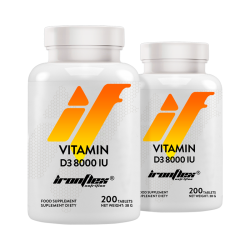 Witamina D3 IronFlex Vitamin D3 8000IU - 400 tabletek