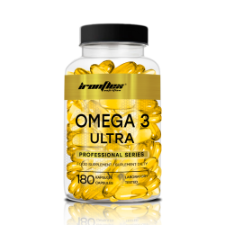Kwasy Tłuszczowe IronFlex Omega 3 Ultra - 180 kapsułek softgels