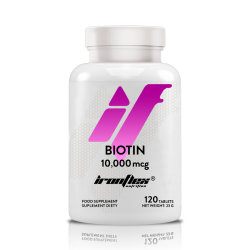 Biotyna 10 mg IronFlex Biotin 10.000 mcg - 120 tabletek