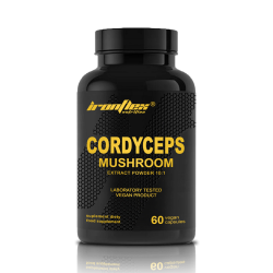 Kordyceps IronFlex Cordyceps 600mg - 60 kapsułek VEGE