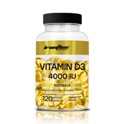 Witamina D3 IronFlex Vitamin D3 4000IU - 120 kapsułek softgels