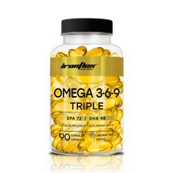Kwasy Tłuszczowe IronFlex Omega 3-6-9 Triple - 90 kapsułek softgels