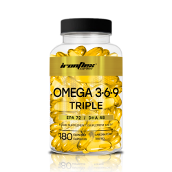 Kwasy Tłuszczowe IronFlex Omega 3-6-9 Triple - 180 kapsułek softgels
