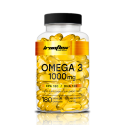 Kwasy Tłuszczowe IronFlex Omega 3 1000mg - 180 kapsułek softgels