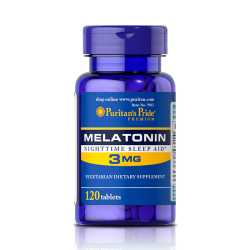 Puritan`s Pride Melatonin 3mg - 120 tabs.