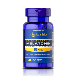 Puritan`s Pride Melatonin 5mg - 120 tabs.