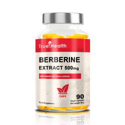 Berberyna True Health Berberine Extract 500 mg- 90 kapsułek VEGE