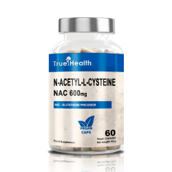 N-acetyl-L-cysteina True Health NAC 600 mg - 60 kapsułek VEGE