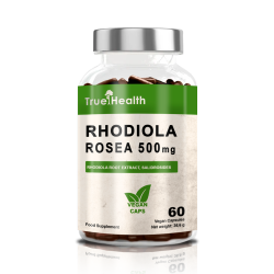 Różeniec Górski True Health Rhodiola Rosea 500 mg - 60 kapsułek VEGE