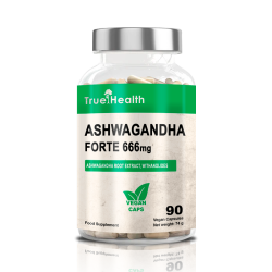 Ashwaganda True Health Ashwagandha Forte 666 mg - 90 kapsułek VEGE