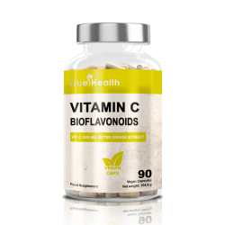 Witamina C True Health Vitamin C + Bioflavonoids - 90 kapsułek VEGE