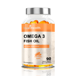 Kwasy Tłuszczowe True Health Omega 3 Fish Oil 1000 mg - 90 kapsułek softgels