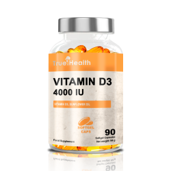 Witamina D3 True Health Vitamin D3 4000 IU - 90 kapsułek softgels