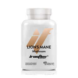 Soplówka Jeżowata IronFlex Lion’s Mane 500mg - 60 kapsułek VEGE