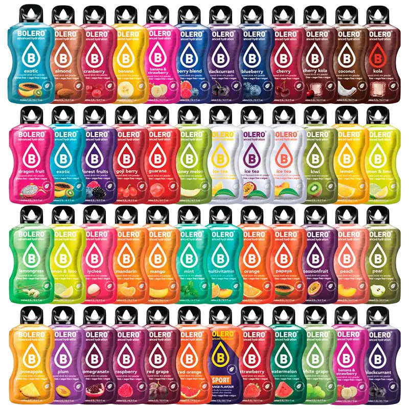 napój w proszku bolero drink 3g zestaw 48 sztuk mix smaków