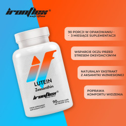 luteina i zeaksantyna ironflex 90 kapsułek softgel cechy produktu