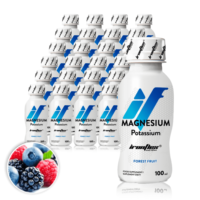 magnez IronFlex magnesium shot 100 ml zestaw 24 szt.