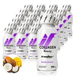 kolagen beauty ironflex zestaw 24 sztuk 100ml
