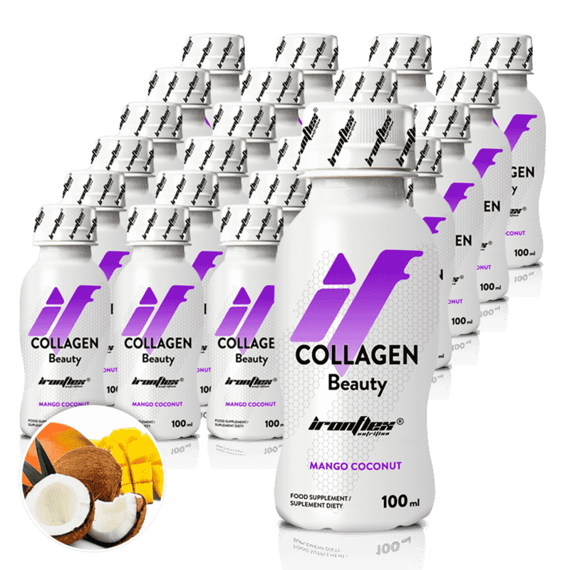 kolagen beauty ironflex zestaw 24 sztuk 100ml