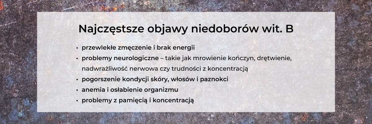 witaminy z grupy b, niedobór