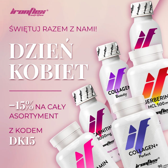 Dzień kobiet z IronFlex, cały asortyment 15%