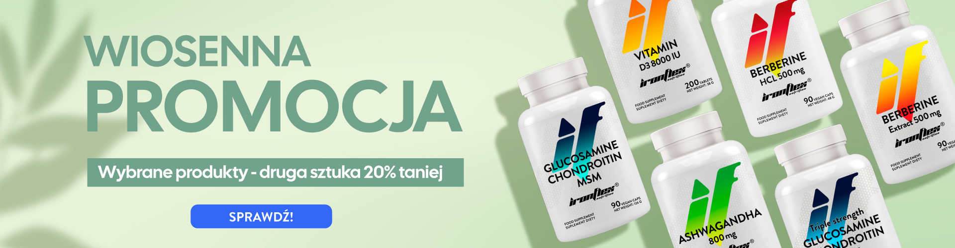 Wiosenna promocja - wybrane produkty druga sztuka 20% taniej